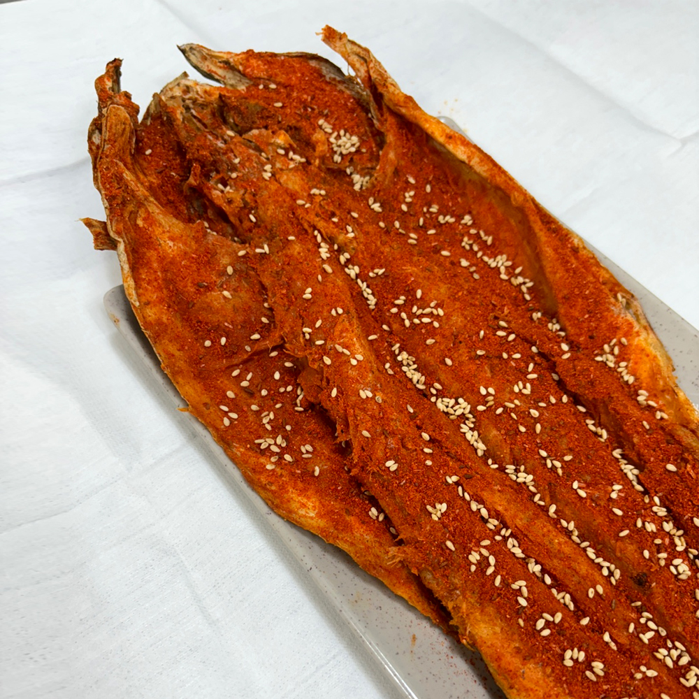 [금천구 배달] 심심한 명태의 맛을 심심하지 않게 만들어주는 명태구이 1마리 [별빛남문 임가네바베큐] : 동네시장 장보기