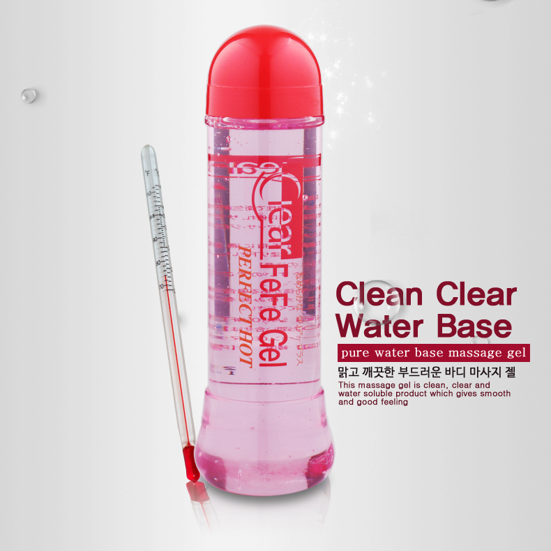 클리어페페 레드 수용성 마사지젤 촉촉한 커플 360ml : heartbbong