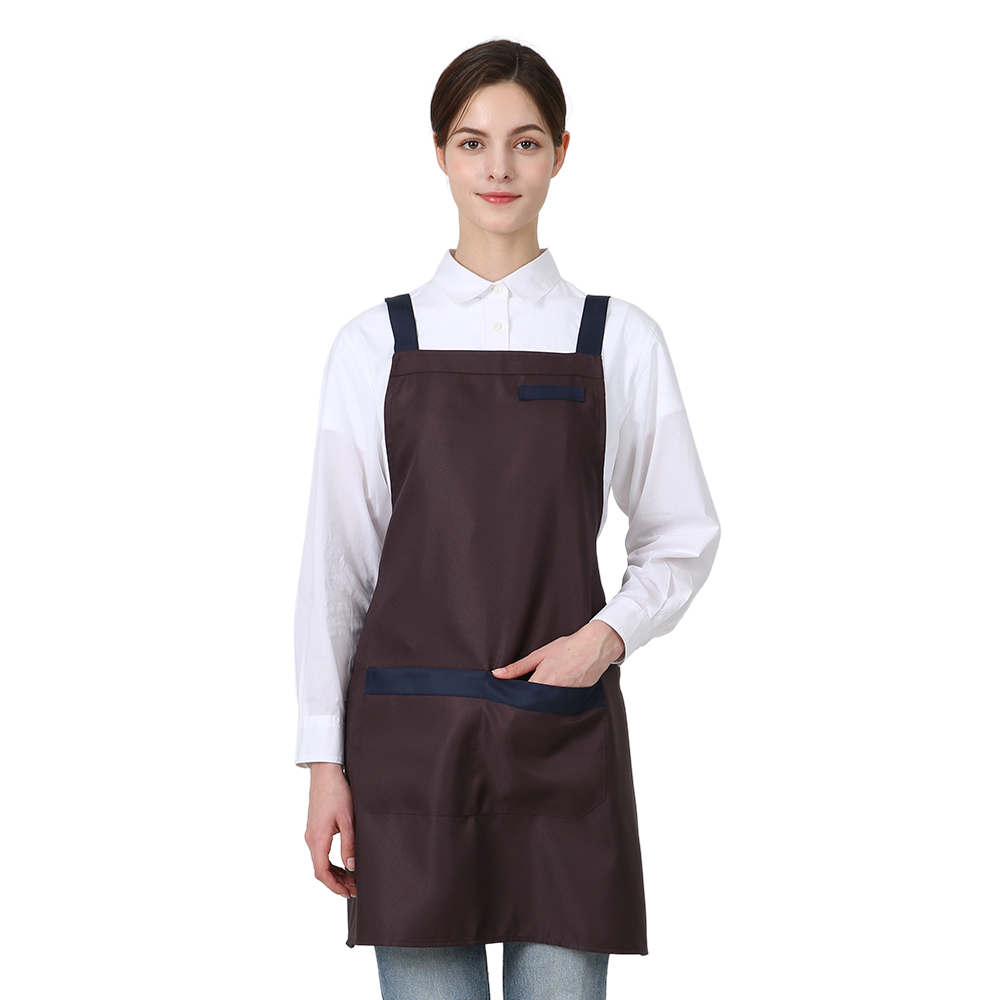 라인배색 H형 앞치마 주방 미용 다용도 앞치마 : 앙겔로스2011