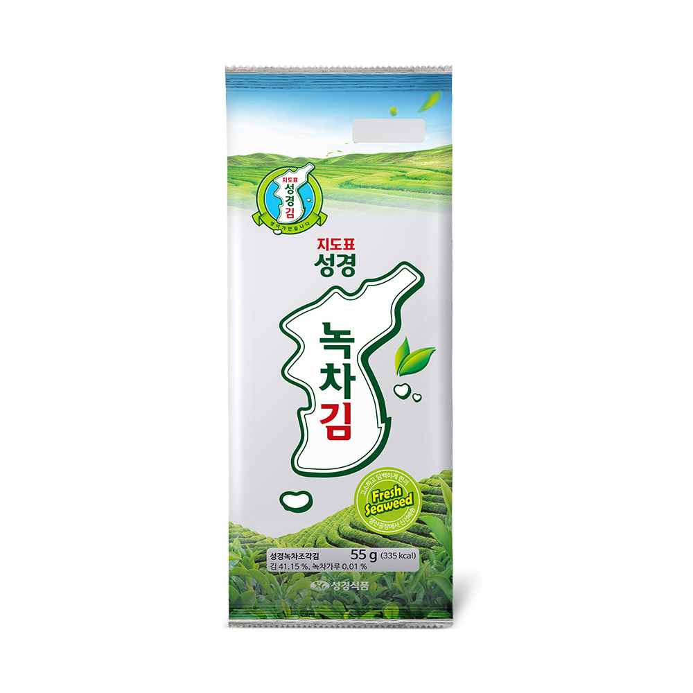 지도표성경 보성녹차 조각김♥ : 주식회사 성경식품
