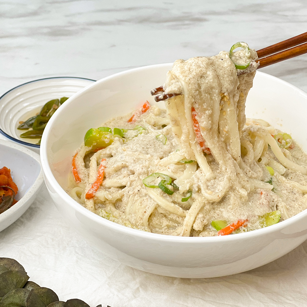 고소함 가득 들깨 칼국수 수제비 육수 : 이레맛담