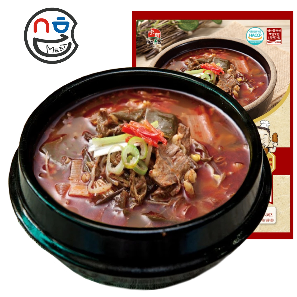 이조푸드 육개장 600g 20년의 노하우를 담은 업소 식당 납품하는 진짜 육개장맛집 : 수호미트 하남이조푸드