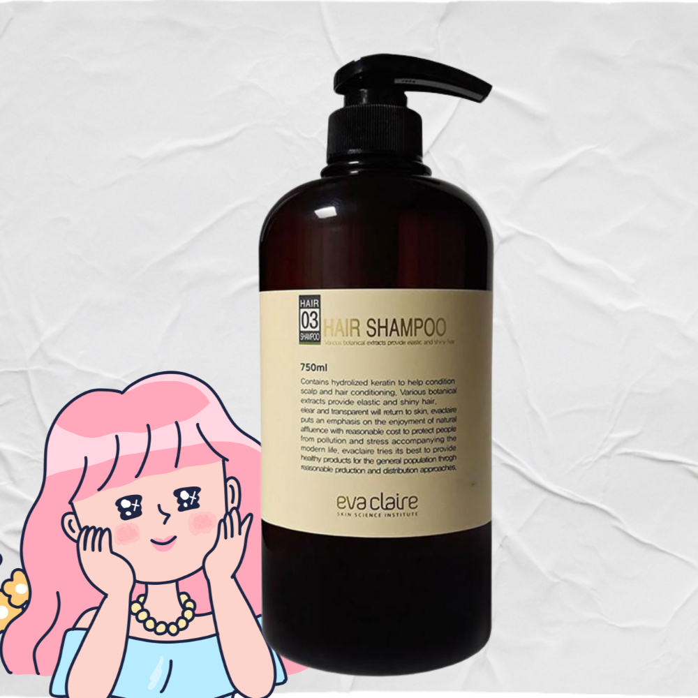 에바끌레르 하이드롤라이즈드케라틴 헤어오일샴푸 750ml : 안다원
