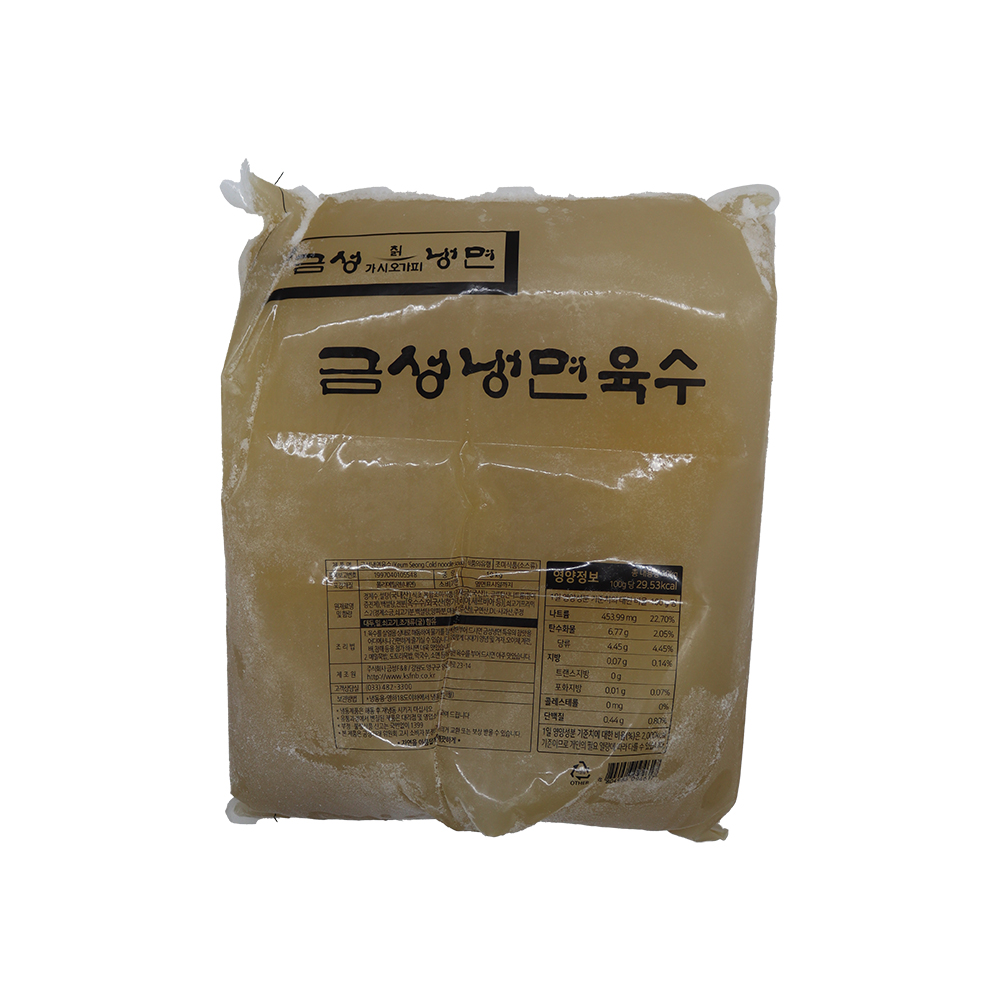 금성 냉면 육수 10kg : 새봄 식자재