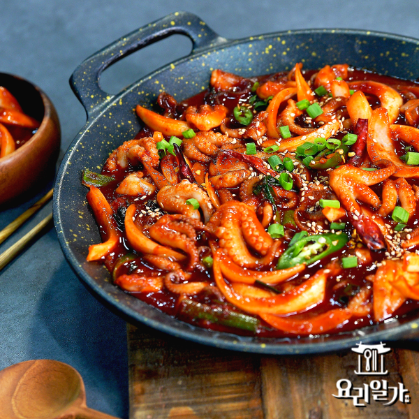 쭈꾸미 볶음 500g 집들이 음식 캠핑 요리 저녁 메뉴 술안주 : 언니네 야식원