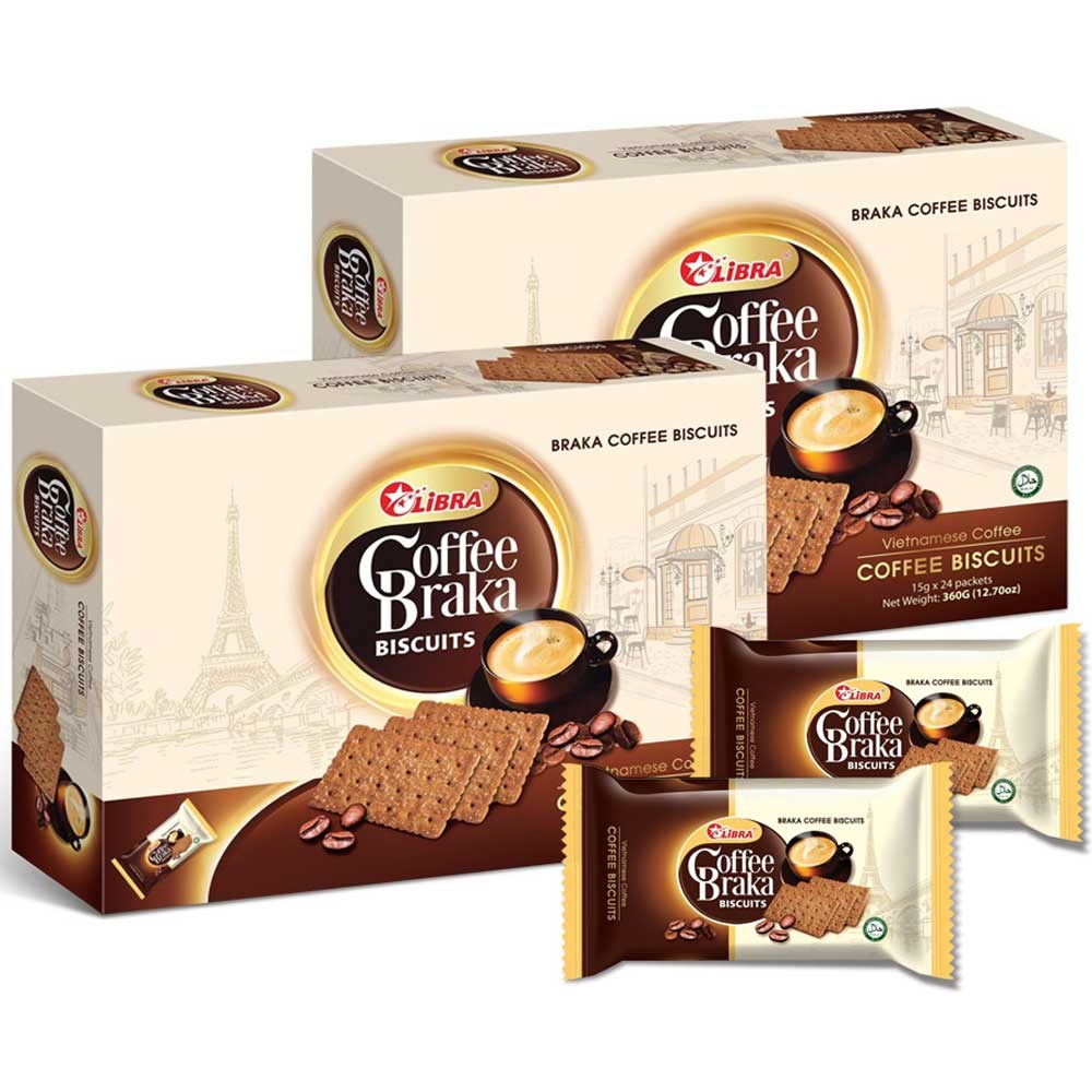 리브라 브라카 커피 비스켓 360g 2개 : 제로오메가