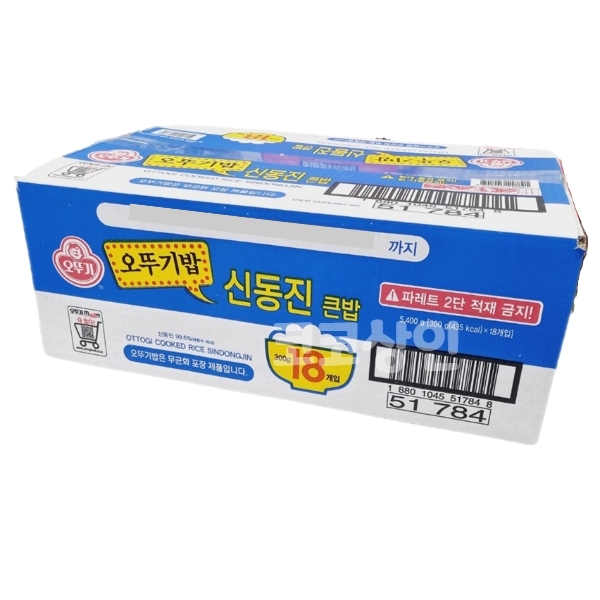 오뚜기 신동진 큰밥 300g x 18개 즉석밥1Box : 코코상인
