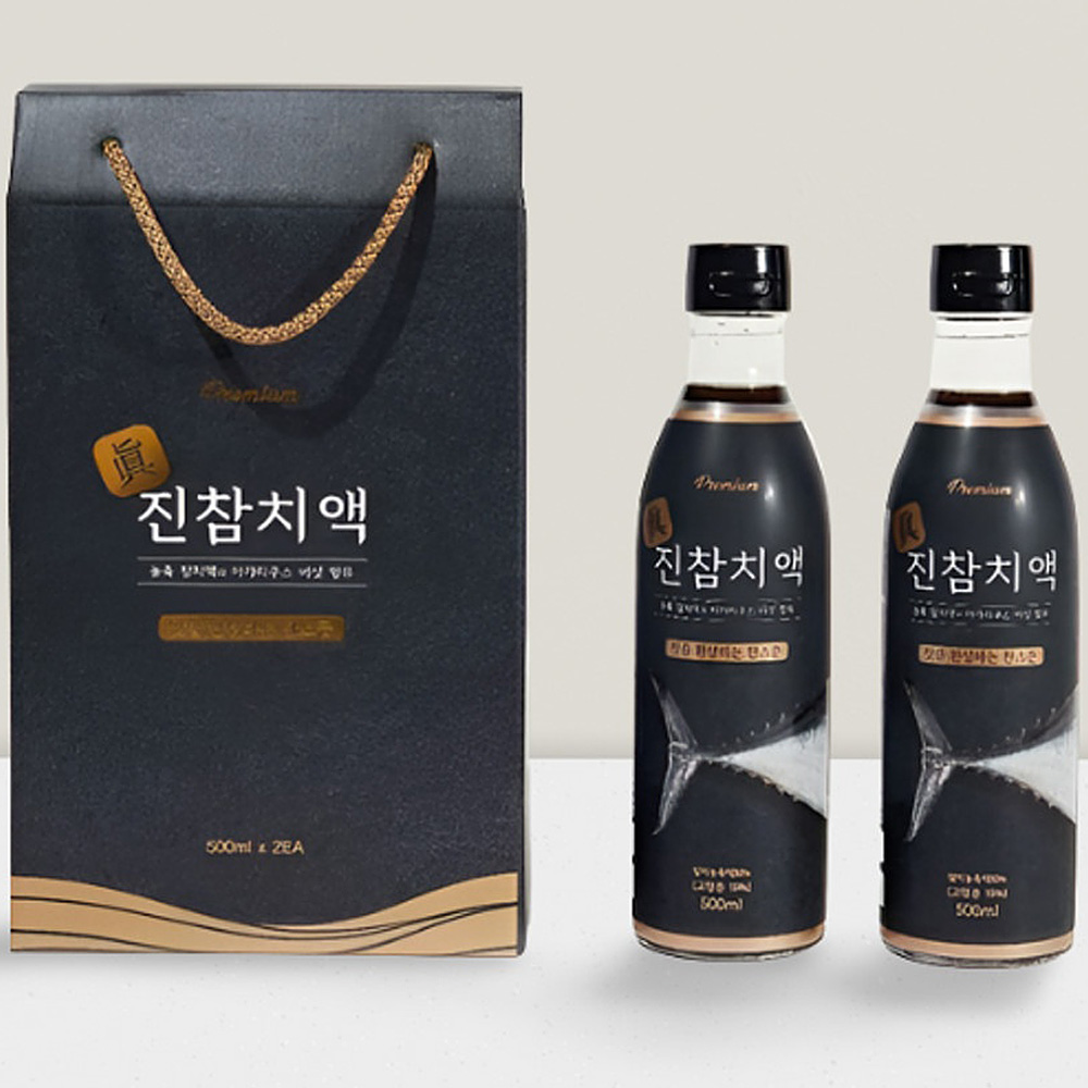 [서림식품] 진참치액 (500mlx2개) 프리미엄 선물세트 : 산수몰