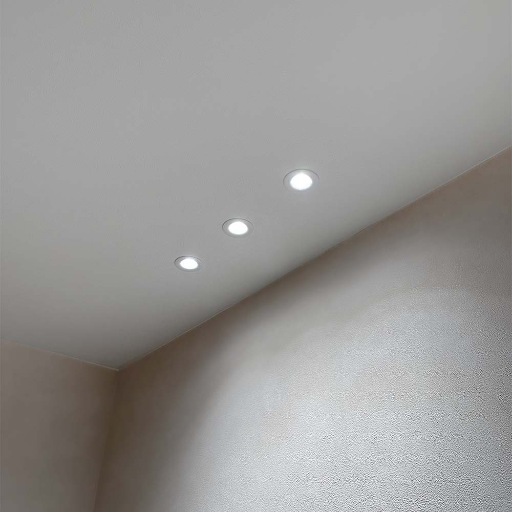 LED 2인치 3인치 곡선테 디자인 고급형 다운라이트 매입등 : 유토조명