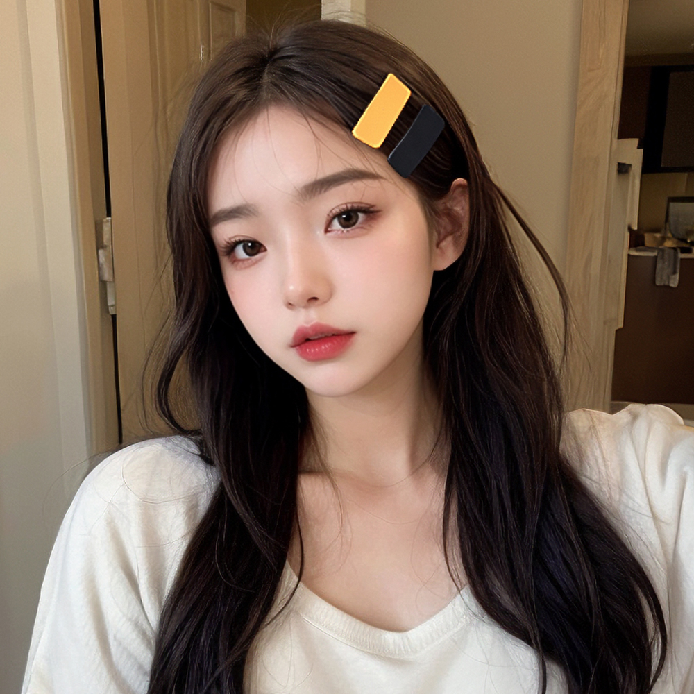 작은 미니 헤어 집게핀 앞머리 실핀 옆머리 똑딱삔 반묶음 미니헤어핀 세트 : 코욜하우키