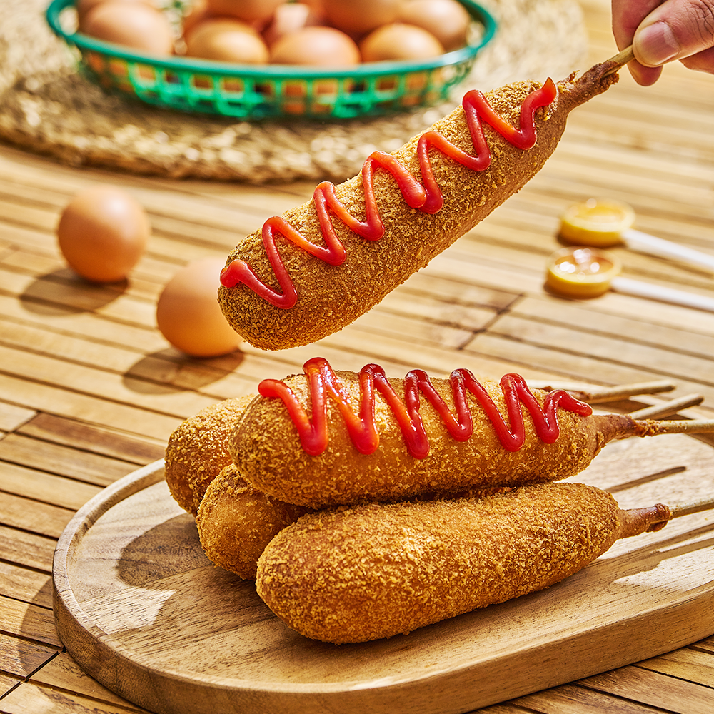옛날핫도그 5개입 8종 휴게소핫도그 치즈 감자 아이간식 옥두식품 [벌크상품] : 옥두식품