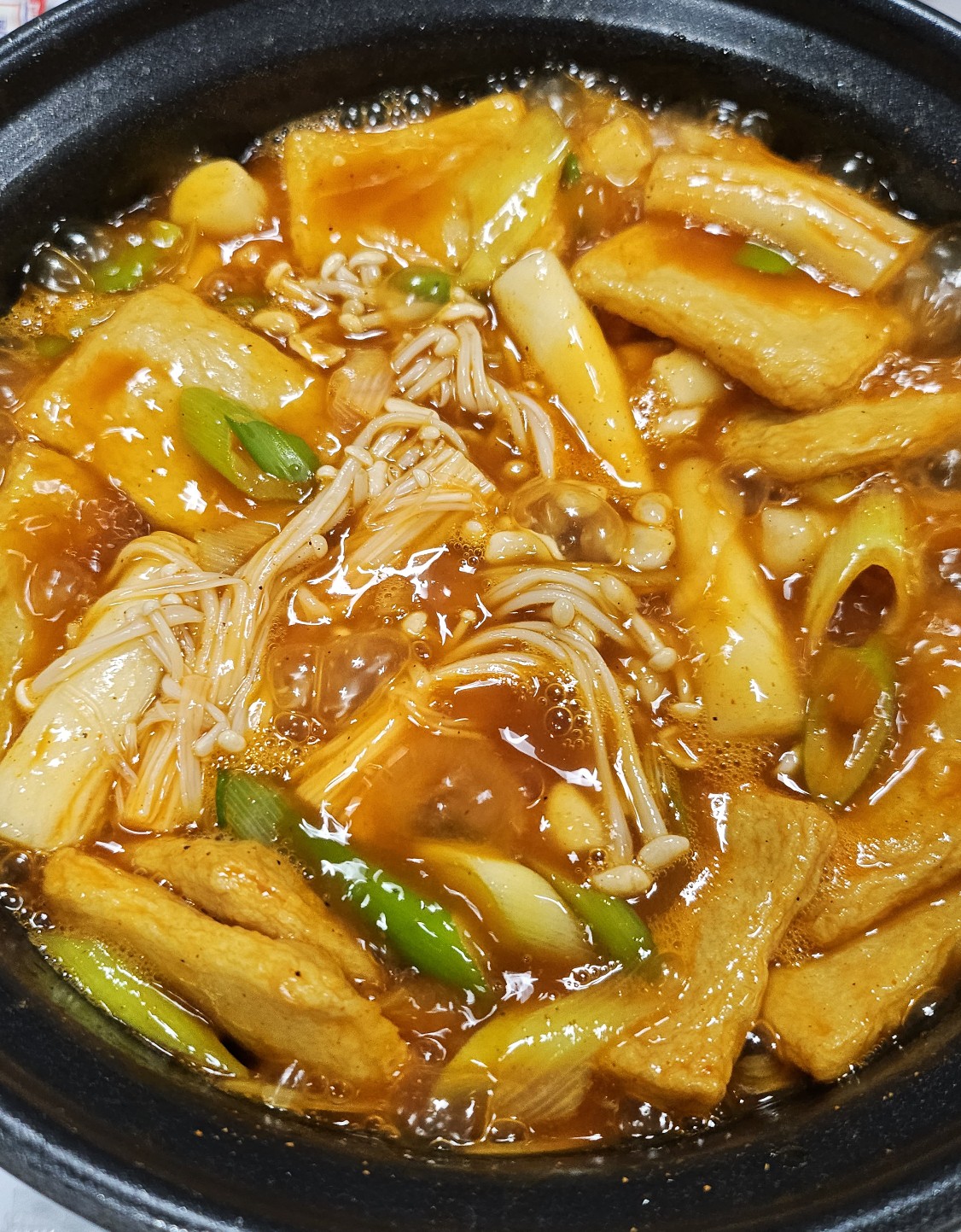 킹정떡볶이_밀떡볶이(보통맛) : 삼부자네숏다리와뚱문어성남점