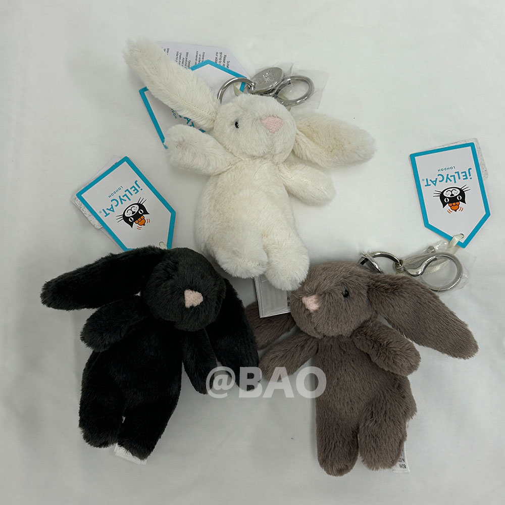 [국내 당일발송] 젤리캣 키링 바쉬풀 버니 토끼 백참, 베어 Jellycat 키홀더 : 바오 샵
