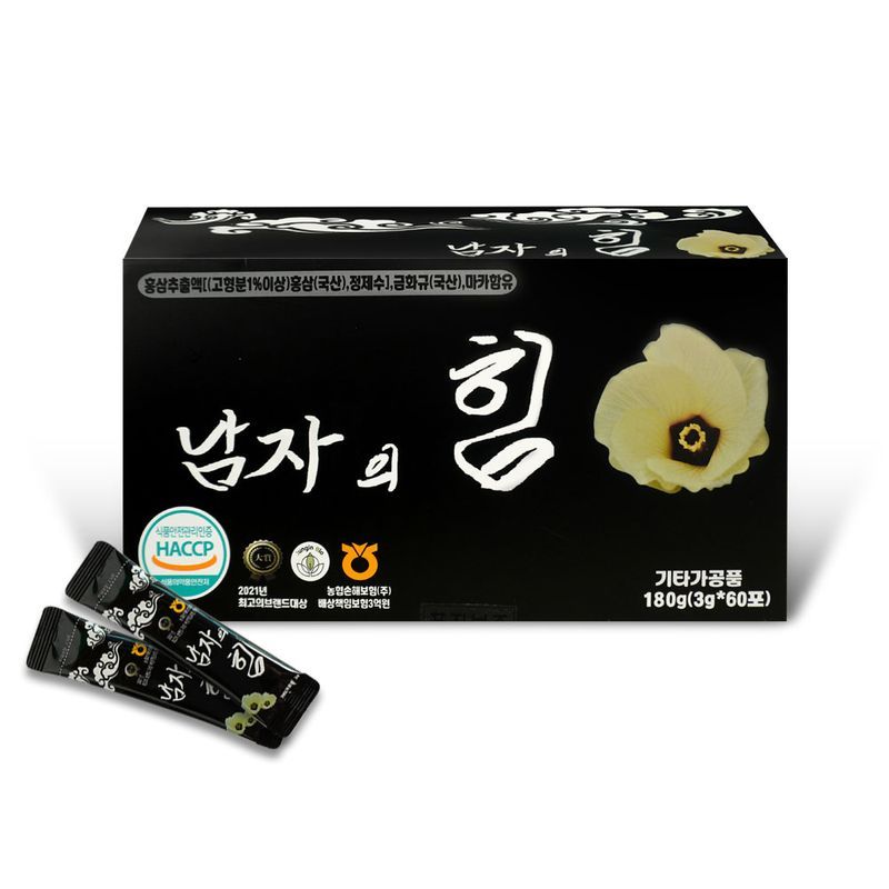 남자의 힘 3g x 60포 (쇼핑백증정) : 써니착한마켓
