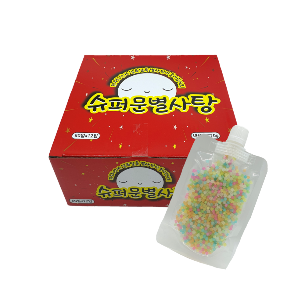 슈퍼문 별사탕 파우치별사탕 12개입 1통 : 미야네점빵