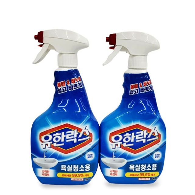 쿨샵 유한락스 욕실청소용 세제 거품세척 600ml 2개 : 서경상회