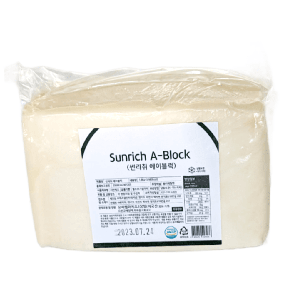 썬리취 에이블럭 모짜렐라 자연치즈 1.8kg 코스트코 : 편하넷