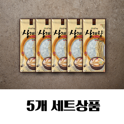 예다원 삼계탕 재료 반티백형 100gX5개 세트상품 : 피그마마
