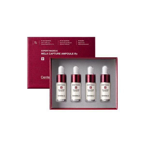 동국제약 센텔리안24 시즌2 기미 관리 앰플 엑스퍼트 멜라캡쳐 rx 마데카 1박스(4입) 기미앰플Rx 시즌2 28ml 대용량 : 써니모올