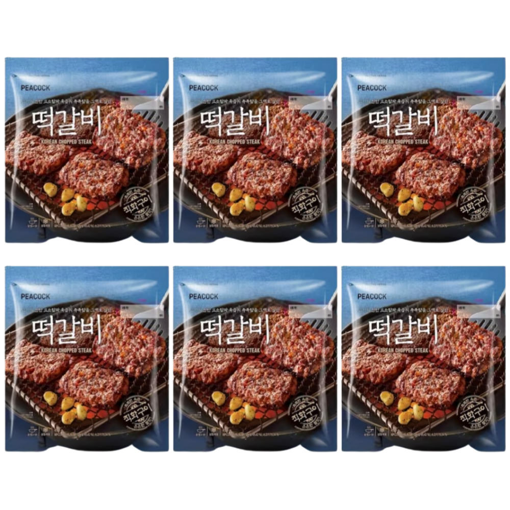 신세계푸드 피코크 떡갈비 450g 6개 : 팜팜365