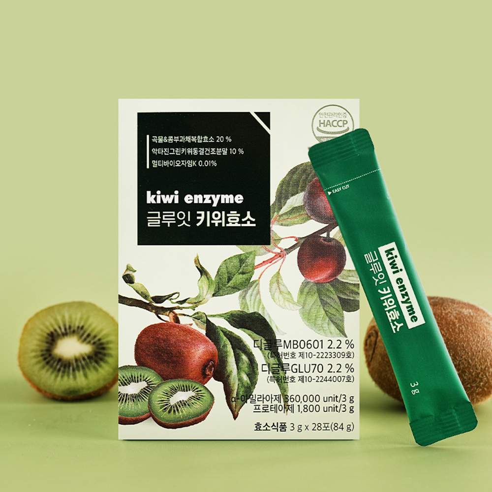 소화효소 글루잇 키위효소 브로멜라인 효소 단백질 글루텐 분해 유산균 곡물 파인애플 : 디앤아이랩