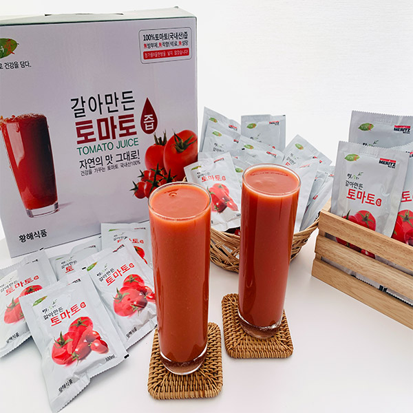 당근 사과 양배추 토마토 브로콜리 바나나 종합 야채즙 50포 : 스마일프레쉬