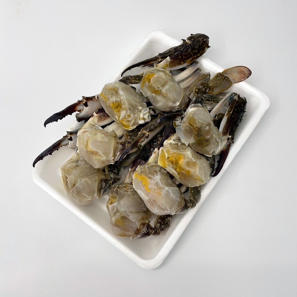 [의왕시 배달] 깔끔하게 손질 된 냉동 손질 꽃게(손질전 1kg) [부곡 오라수산] : 동네시장 장보기