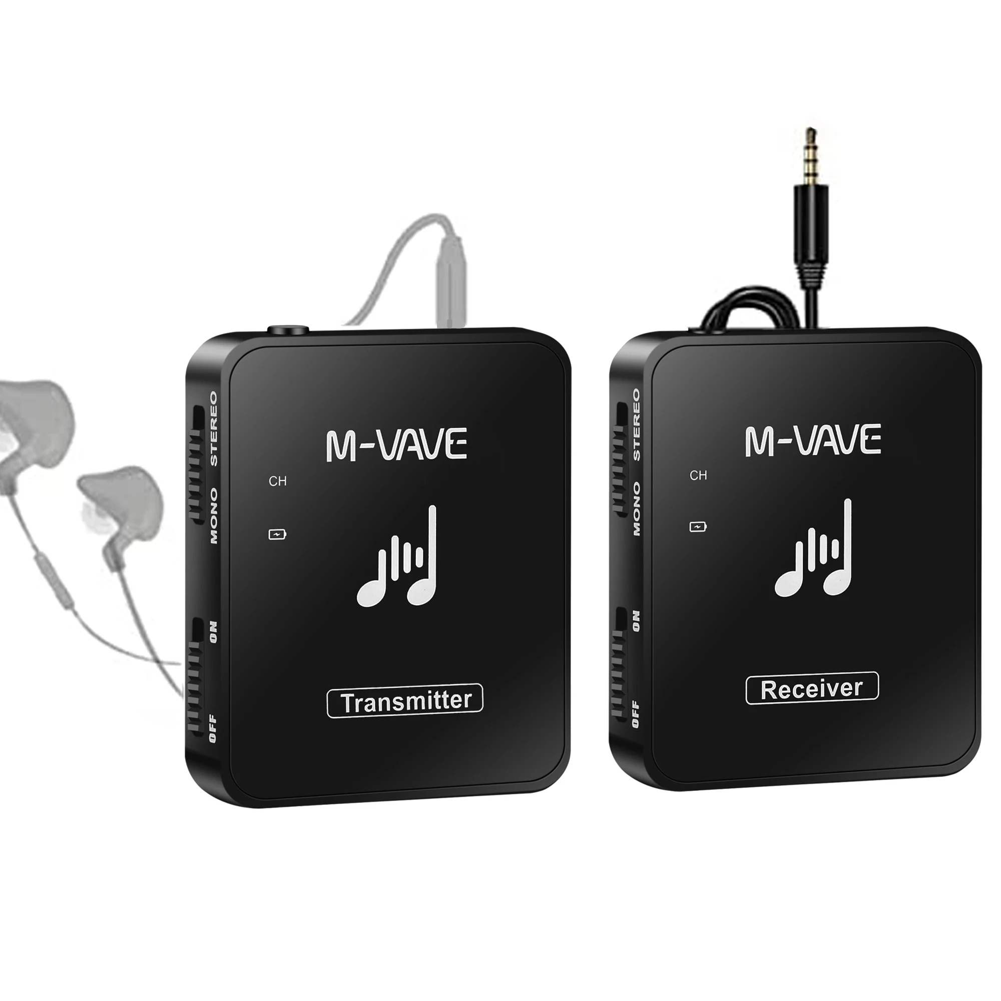 M-Wave MS-1 모니터 시스템 송신기 수신기, M8 Wp-10 2.4G 무선 전송 : 무지개우산
