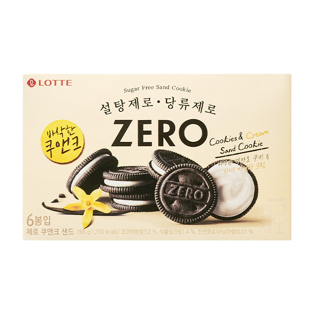 롯데 제로 쿠앤크 샌드 288g / 1개 : 노른자마트