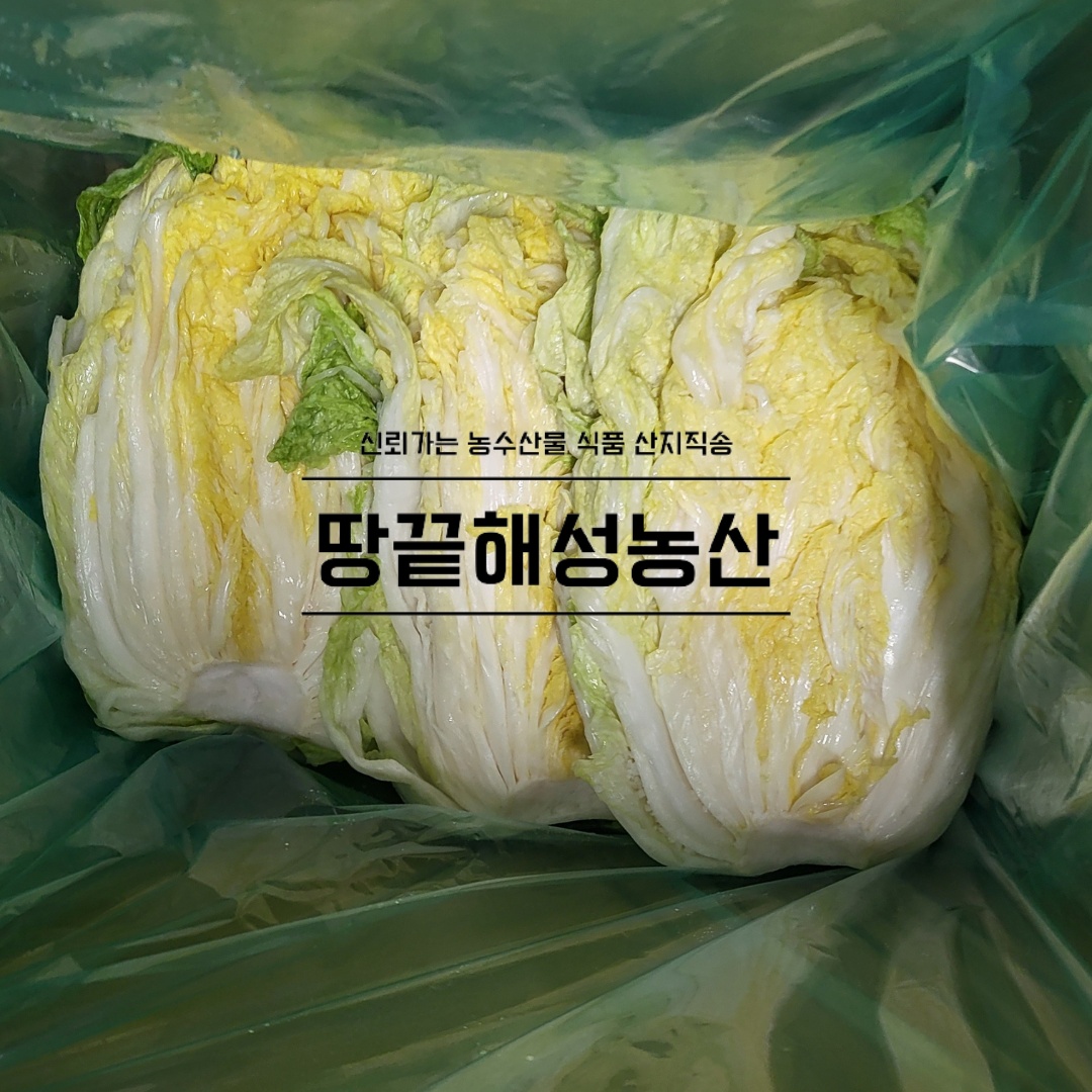 [품질보장] HACCP 해남절임배추 20kg GAP 배추사용, 해썹 : 땅끝해성농산