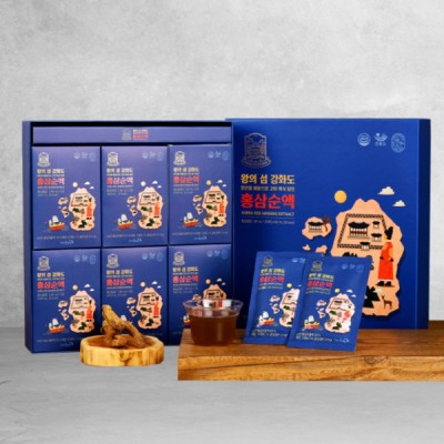 왕의섬 강화도 홍삼순액 80ml x 30포 : 선인라이프