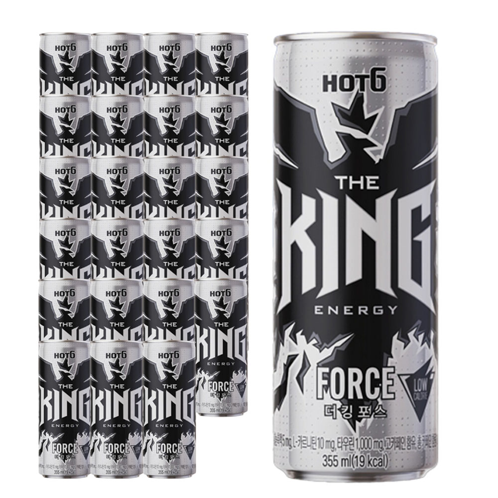 핫식스 더킹 포스 에너지드링크음료 355ML X 24CAN : 코크스토어