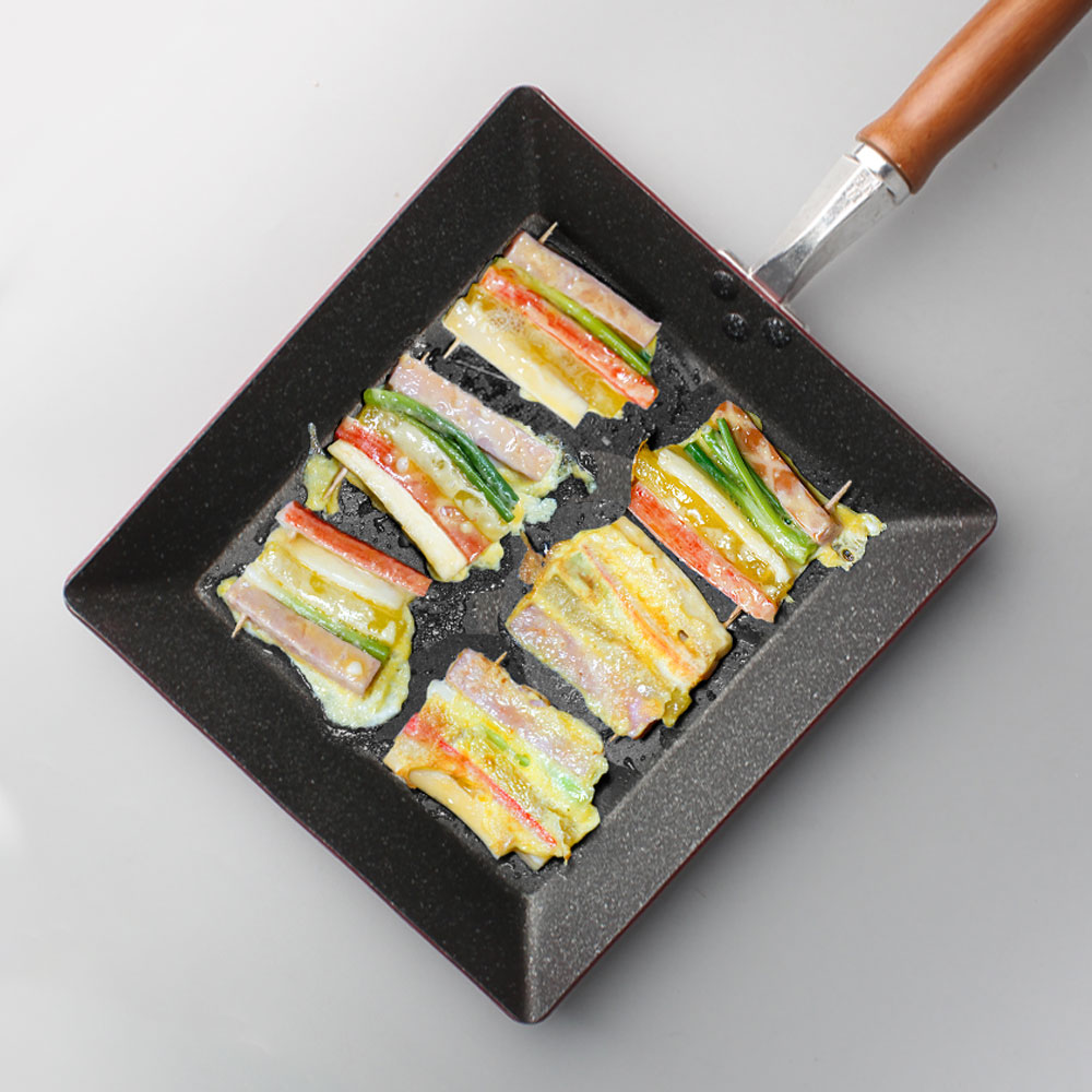 업소용 사각 후라이팬 소소 네모 토스트 계란말이팬 김밥 지단팬 : 핸썸키친