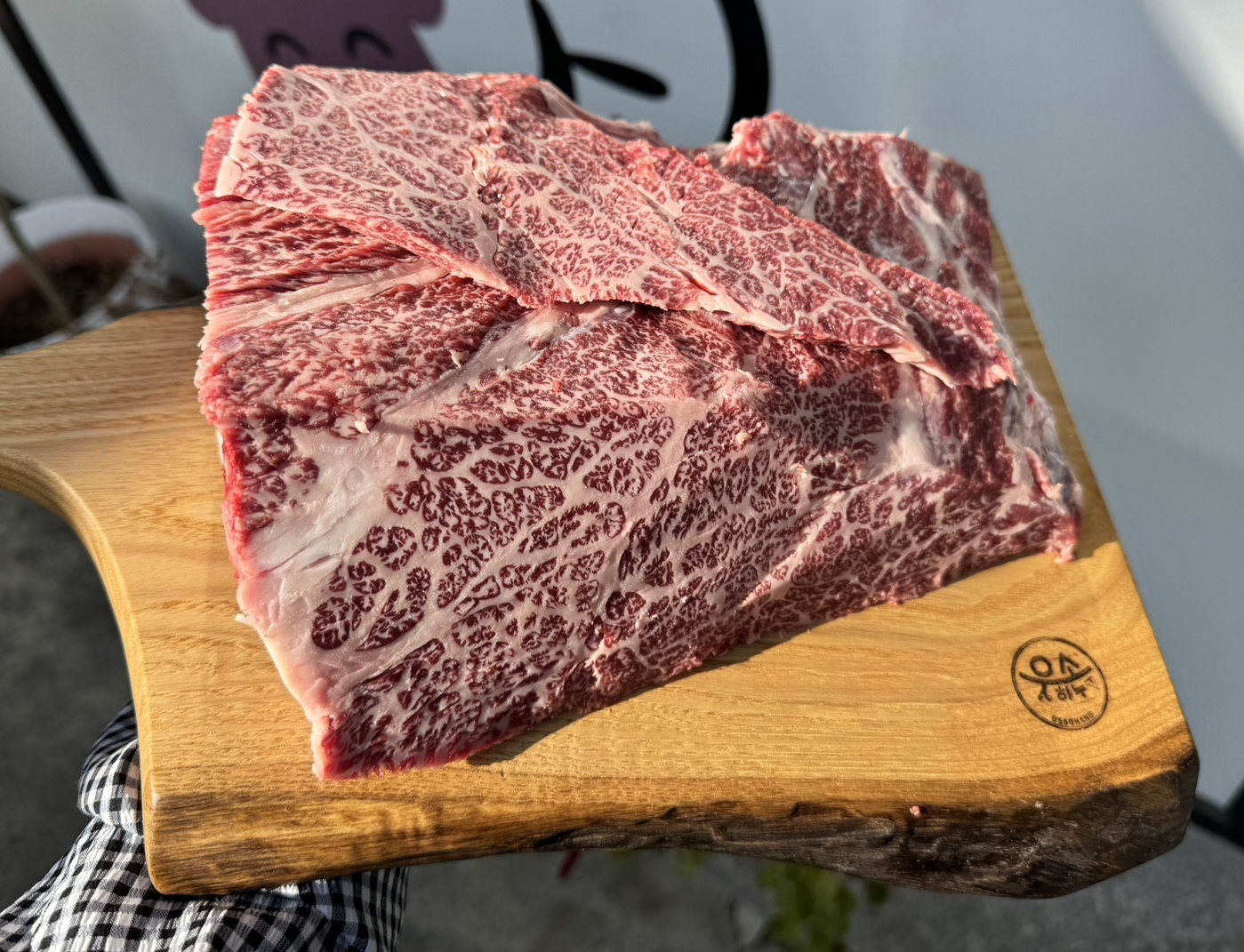  1,1+살치는사랑이죠 한우암소  살치살 꽃살 꽃갈비살 300g : 웃소하누