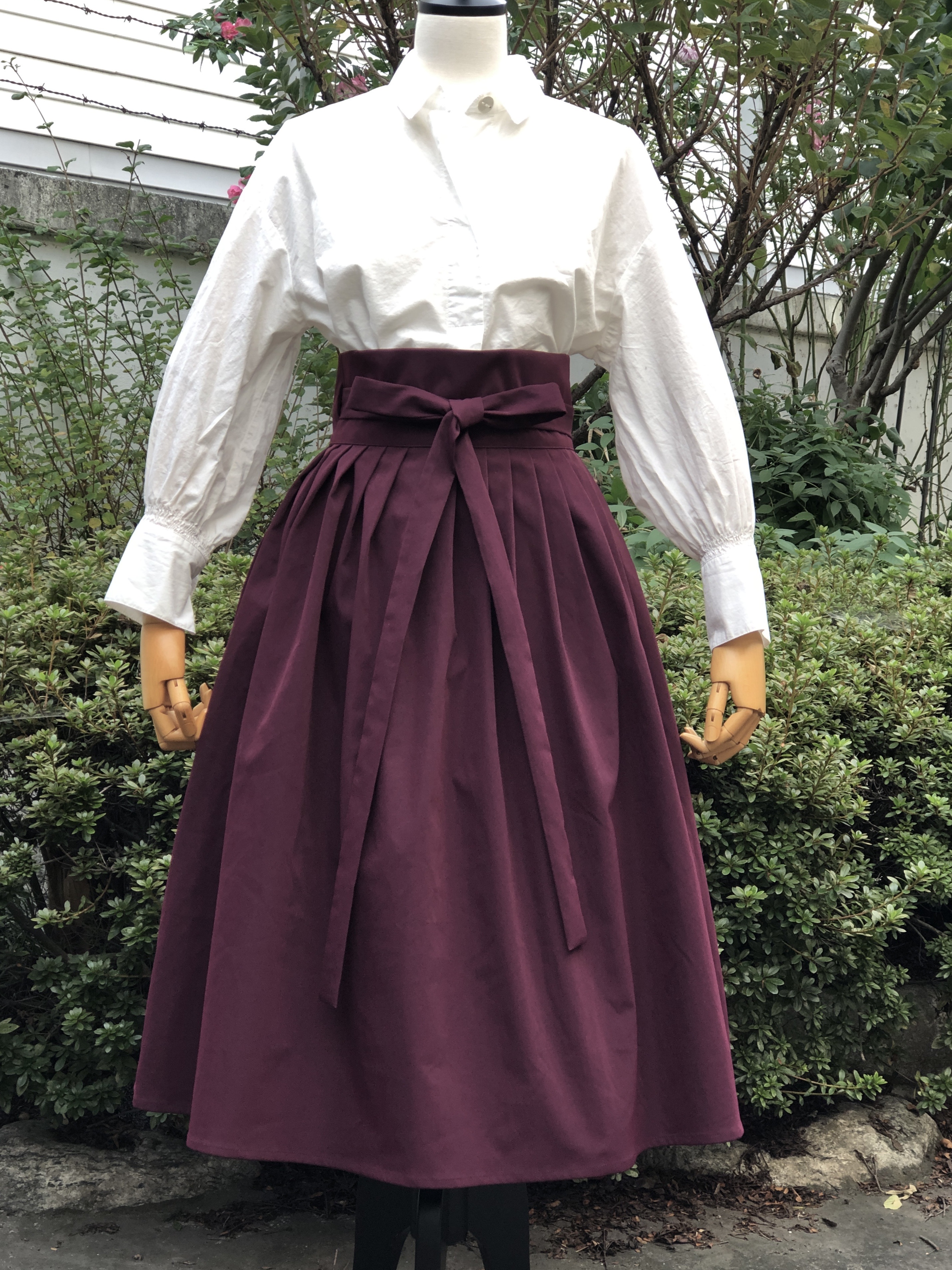 생활한복 피치 단색 허리치마 : 단미의 바늘꽃이야기