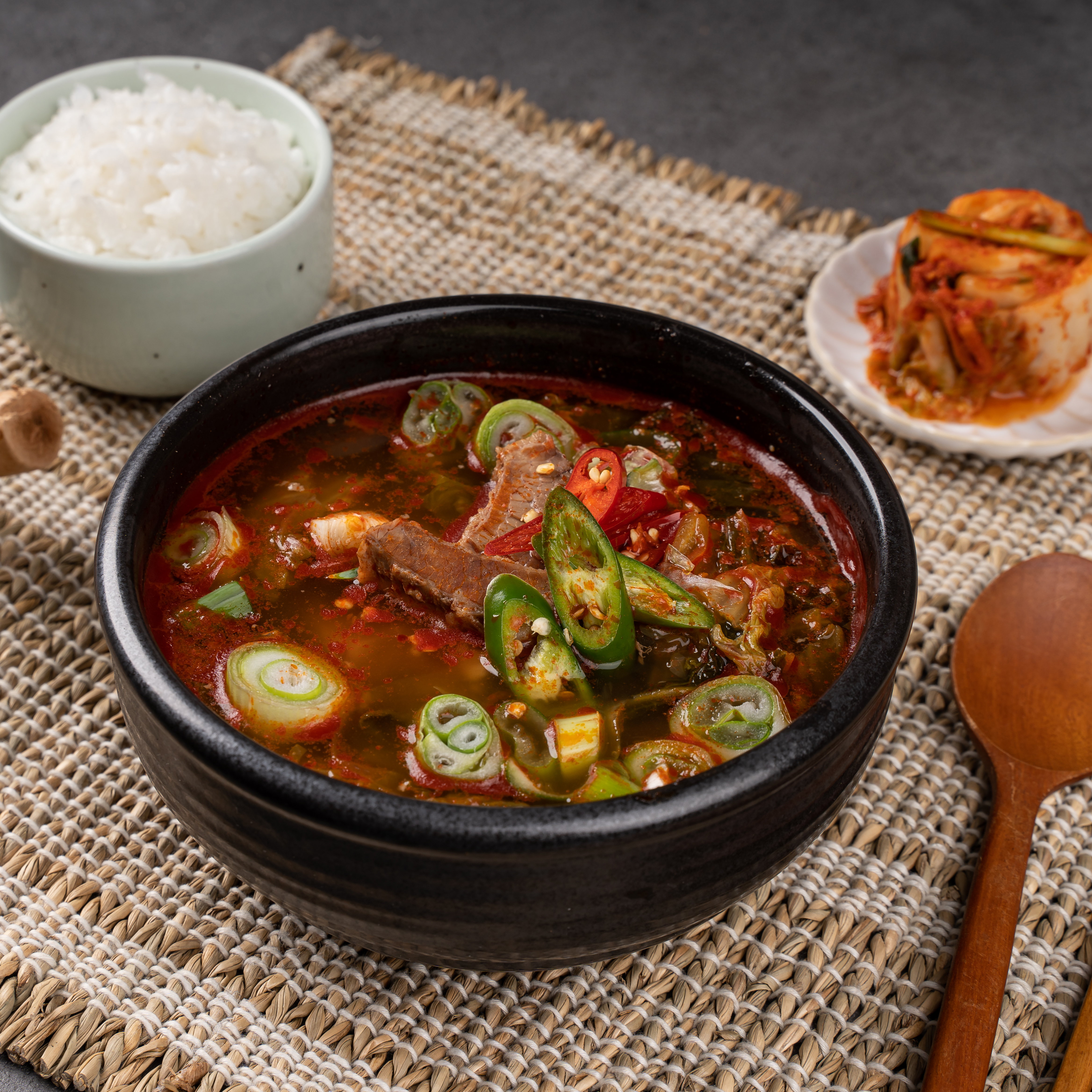 명동 한우 국밥 맛집 600g 간편 해장 소고기국밥 : 명동전통탕부자