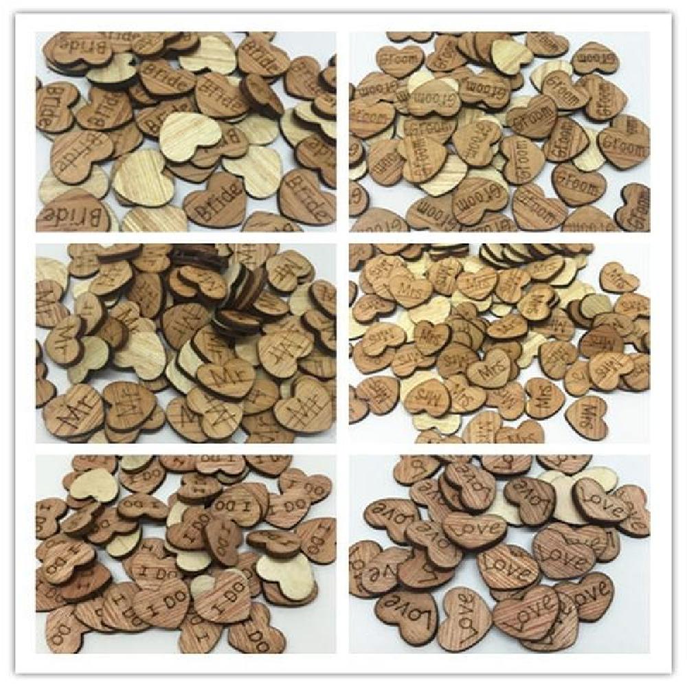 diy 재단 100 개 15mm 나무 장식 심장 컷 아웃 나무재단 삼나무집성목재 : 츄츄몰 상회