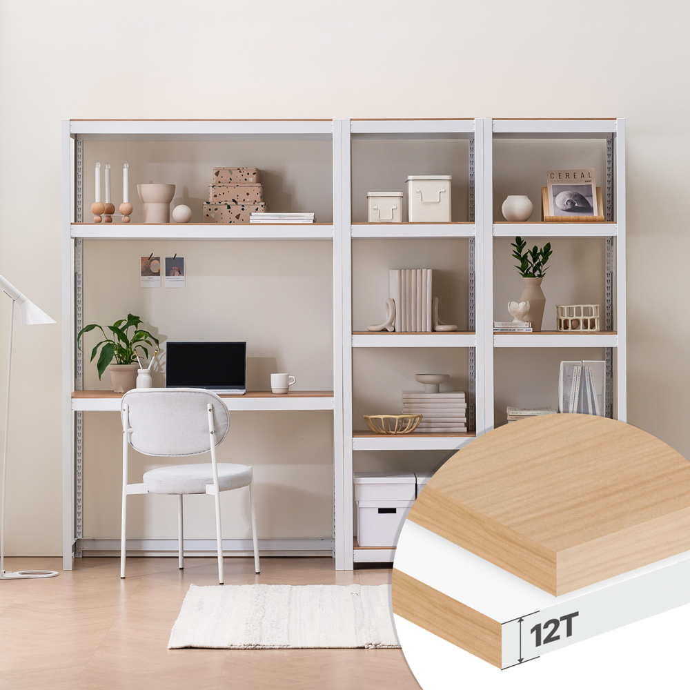 수납선반 시스템 선반 다용도 조립 홈던트하우스 양면합판 12T 300x300x600 2단 : 스피드랙 공식 스토어