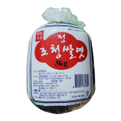 정 조청쌀엿 국내산 세계식품  3k x 6봉 : 에코푸드마켓