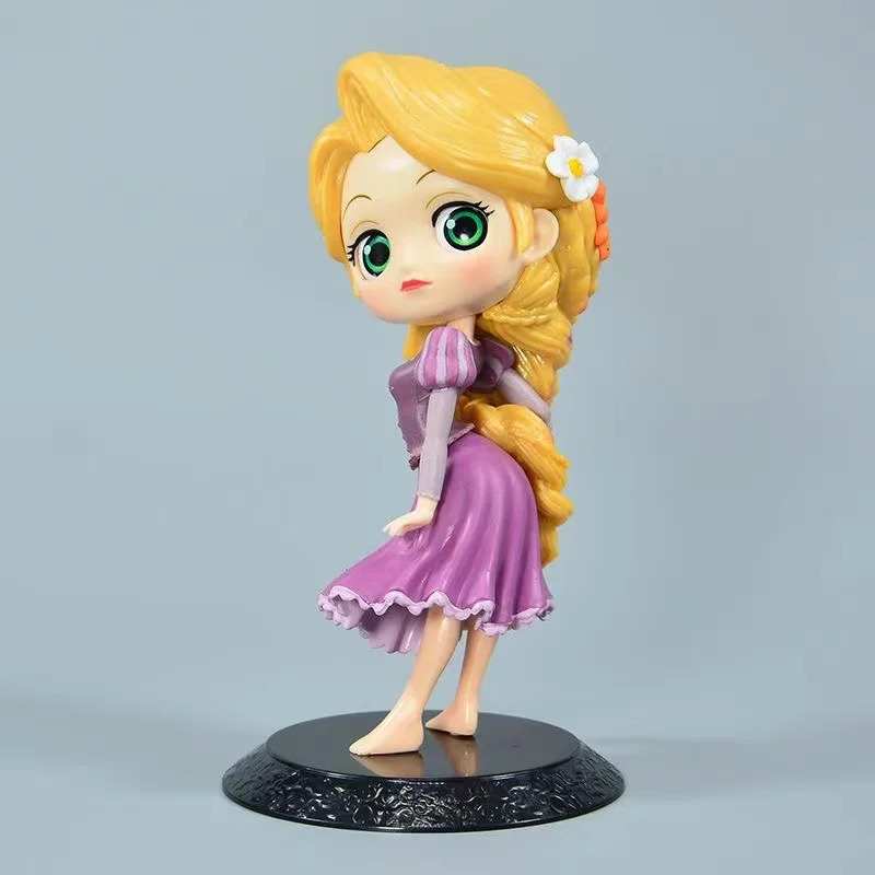 디즈니 Q 버전 공주 라푼젤 재스민 PVC 액션 피규어 모델 인형 장난감 14cm : 다시올마트