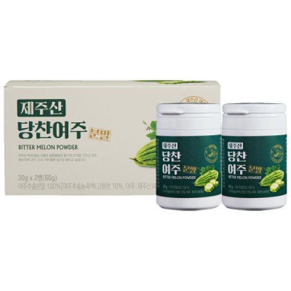 제주산 당찬 여주분말 1박스 30gX2ea(60g) : 세계로상회