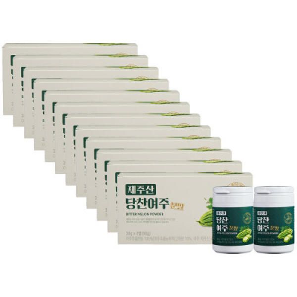 제주산 당찬 여주분말 12박스 30gX24ea(720g) : 세계로상회