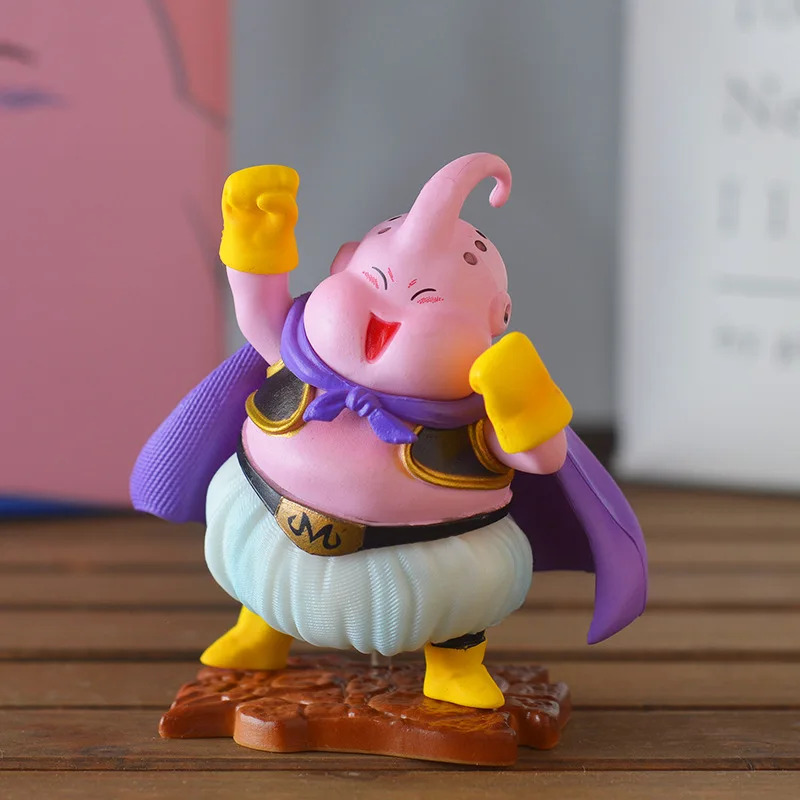 애니메이션 드래곤 볼 피규어 마인 부우 액션 귀여운 자동차 장식 PVC 컬렉션 9cm Gk 미니 모델 장난감 선물 : 다시올마트