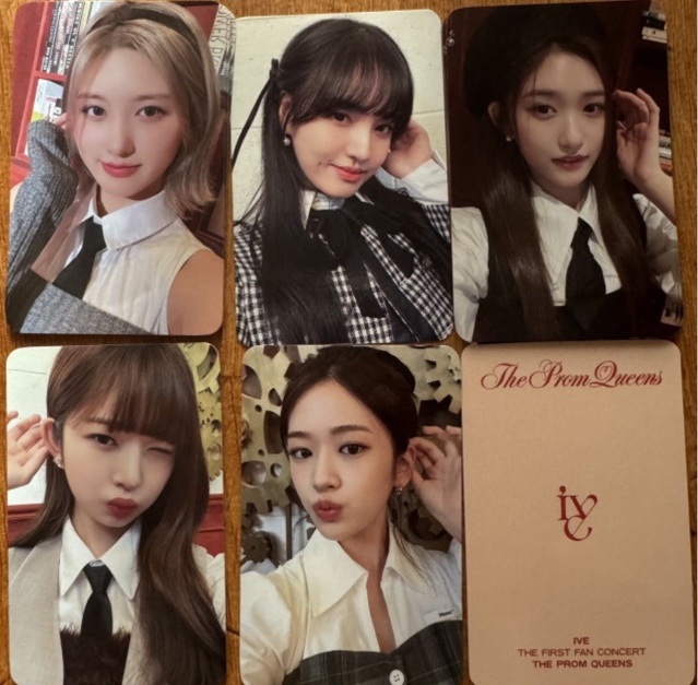 아이브 팬콘 프롬퀸 공식 정품 리즈 포토카드 홀더 포카 IVE FAN CONCERT : 크리퍼스큘