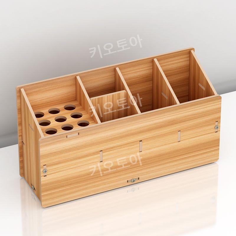 미용실 가위 정리대 츄레이 수납 거치대 바버샵 정리함 다용도 보관함 정리 수납함 리빙박스 : 키오토아
