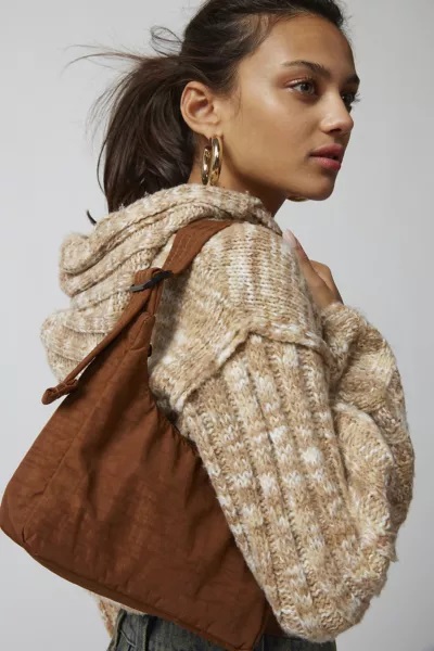 [정식수입] BAGGU 바쿠 나일론 호보 미니 숄더백  Baggu mini nylon shoulder bag : GREY MANSION