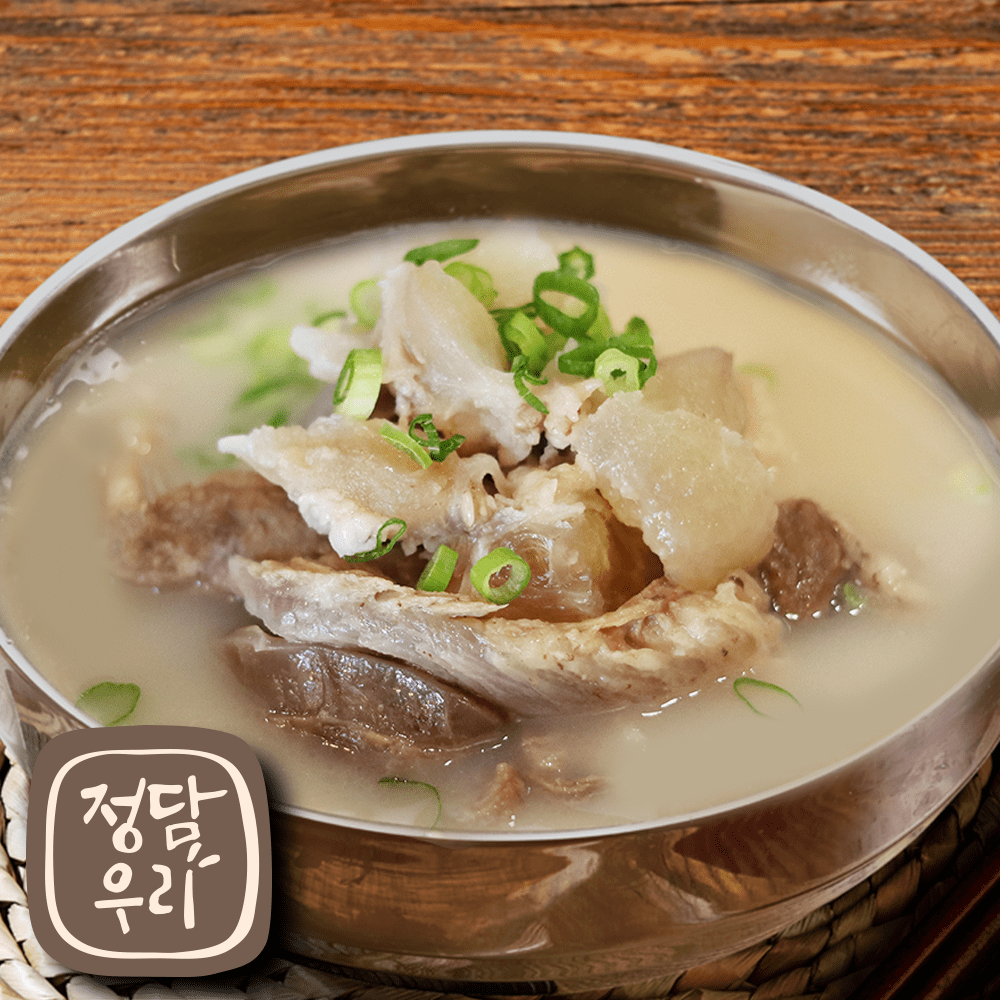 [맛들식품] 정담우리 도가니탕 500gx3팩 즉석탕 보양식 : 경기도주식회사