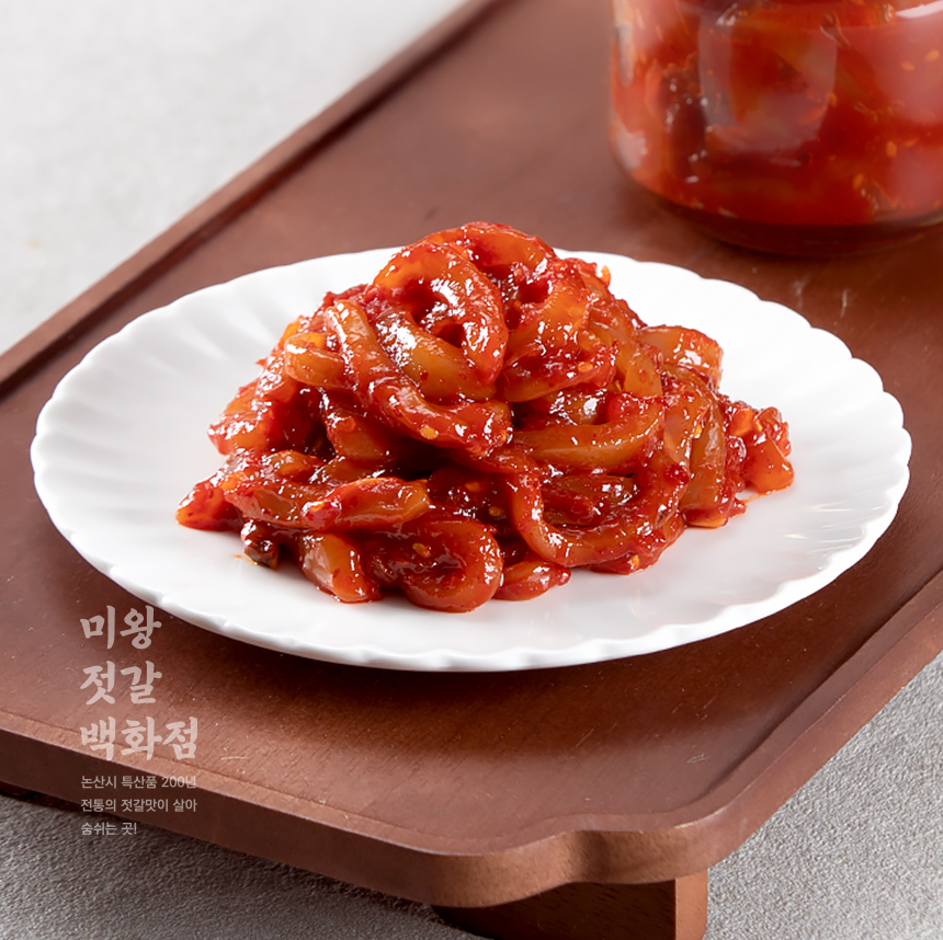 미왕젓갈백화점 (특)오징어 젓갈 반찬 1kg, 1개 : 미왕젓갈백화점 강경본점