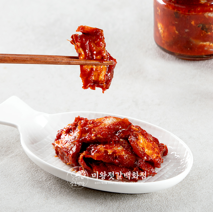 국내산 밴댕이젓(양념젓갈) 250g 350g 500g : 미왕젓갈백화점 강경본점