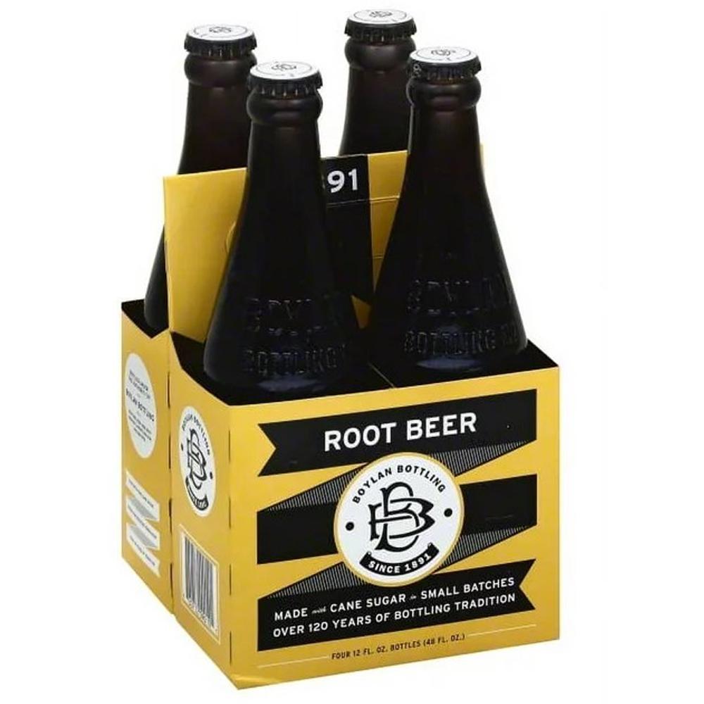 보이랜보틀링 루트 비어 주스 BOYLAN ROOT BEER 4병 : 시카고팩토리